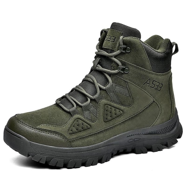 Herr Military Boot Combat Herr Boots Tacticalhane Shoes Work Safety Shoes Yj703 Green 46