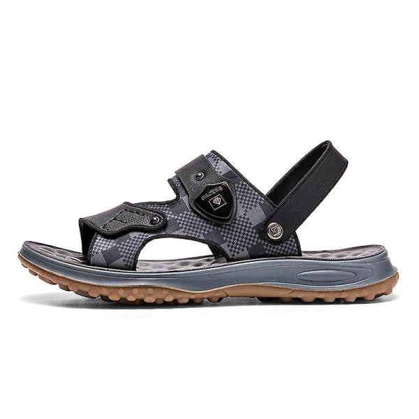 Mens Summer Outdoor Sandals Fisherman Sandals Lättvikts Sport Sandaler 3Crx9589 Black 39