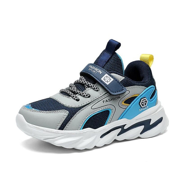 Pojkar Flickor Sneakers Andas löparskor Mode Sportskor 3Af858 Blue 39