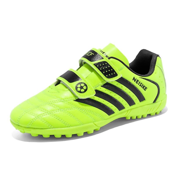 Fotbollsskor för barn Utomhussport Spikes Träning Fotbollsskor Sport Sneakers 167 Green 29