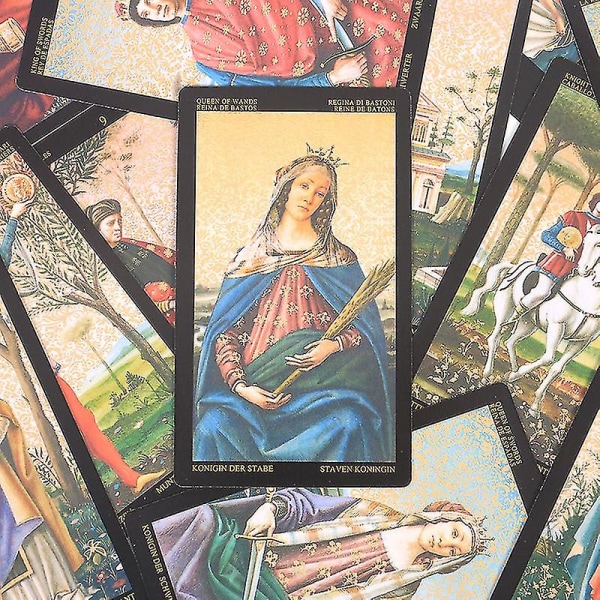 Brädspel Golden Botticelli Tarot 12*7 Oracle Card