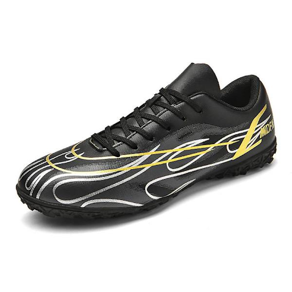 Fotbollsskor för män Halkfria fotbollsskor Klossar Gräs Fotbollssneakers Yj227-2 Black 46