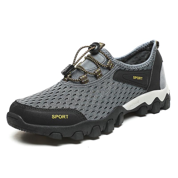 Herrskor Mode Sneakers Löparskor Utomhus vada Skor Fr112 Gray 45