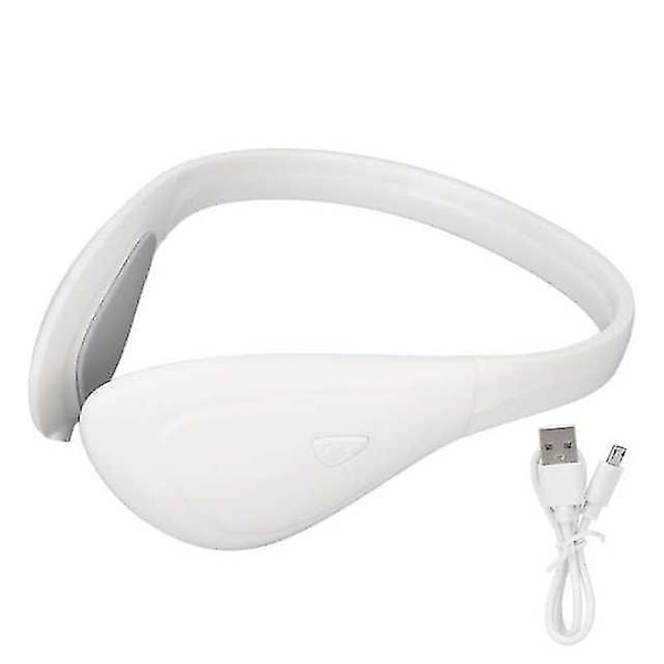 V Face Shaping Massager Elektrisk åtstramning Uppstramande hals V Face Machine 3 växlar Justering med akustisk vibration Lyftande ansikte White