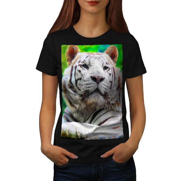 T-shirt för kvinnor för Tiger Beast Photo L