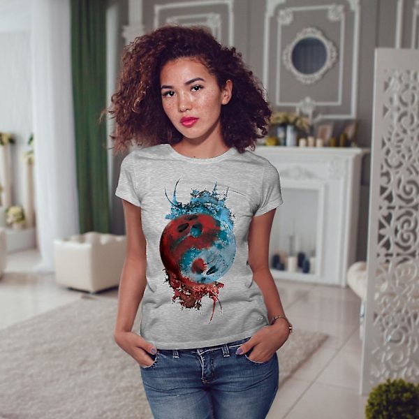 Mystic Fantasy Yang T-shirt för kvinnor M