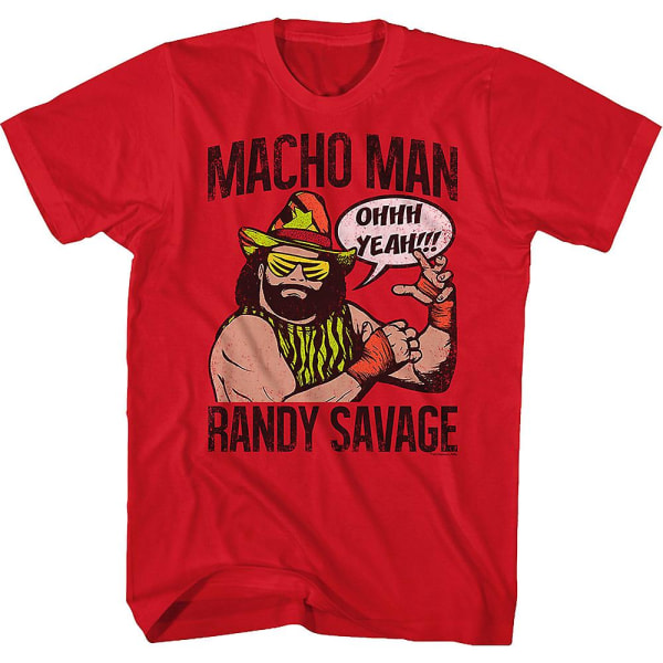 Ohhh Yeah Macho Man Randy Savage T-shirt L