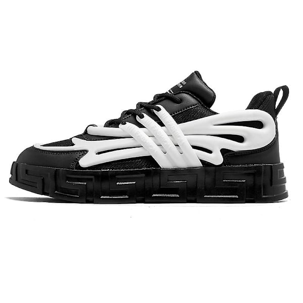 Herrsneakers Andas löparskor Mode Sportskor 3B0335 BlackWhite 41