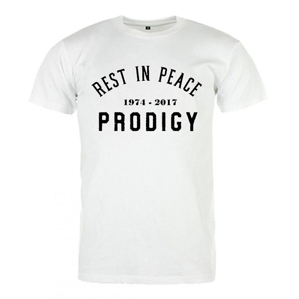 Mobb Deep T-shirt Blanc Rest In Peace Prodigy M