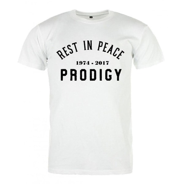 Mobb Deep T-shirt Blanc Rest In Peace Prodigy S