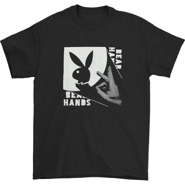 Playboy T-shirt Bear Hands Black M