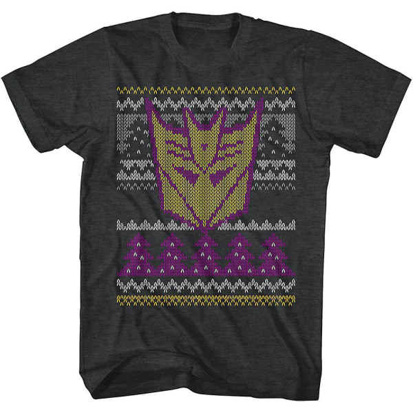 Decepticons Faux Ugly Christmas Sweater Transformers T-Shirt XXXL