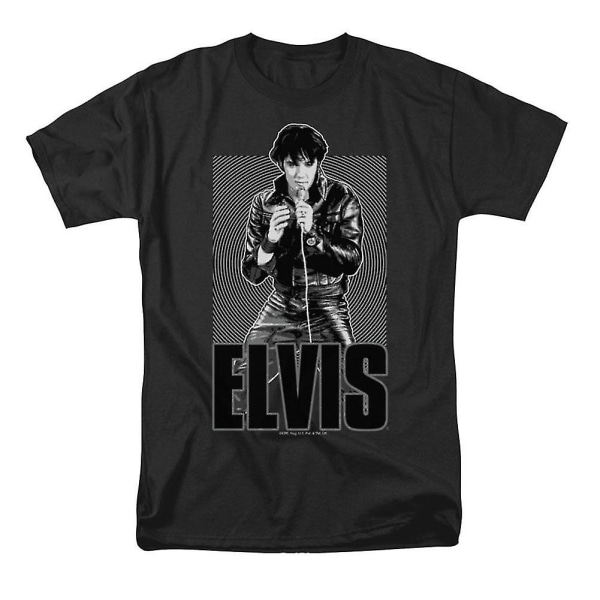 Elvis Presley T-shirt i läder M