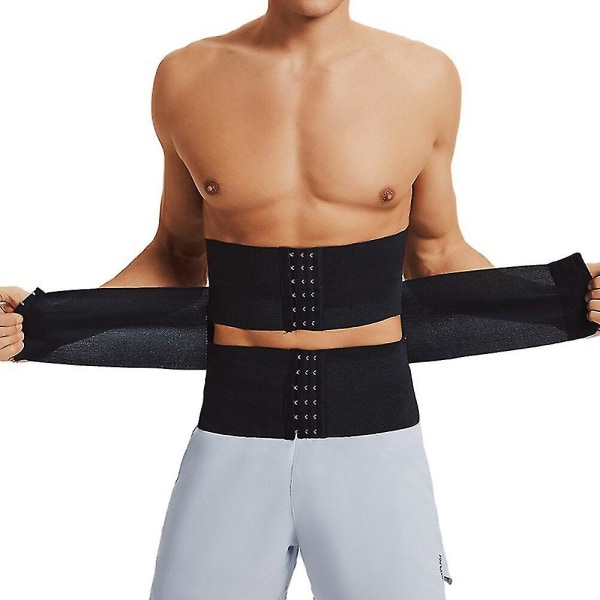 Midjestöd Bälte Waist Trainer Shapewear Bälte Bodyshaper Korsett Cinchers Gym Midjeskydd Tyngdlyftning Sportkropp,svart S