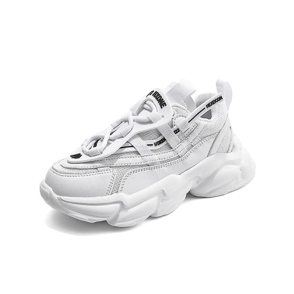 Barn Sneakers Pojkar Basketskor Halkfria Barn Sportskor 3Bk10 White 33