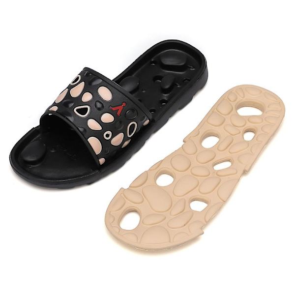 Herrskor Massagesula Mjuk Mjuk utomhustofflor Fr260-1 Beige 41