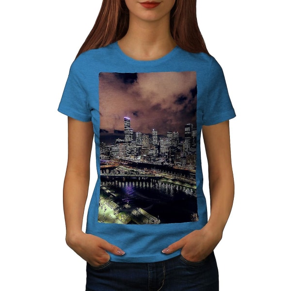 Night Metropolis Dam Royal Bluet-shirt L