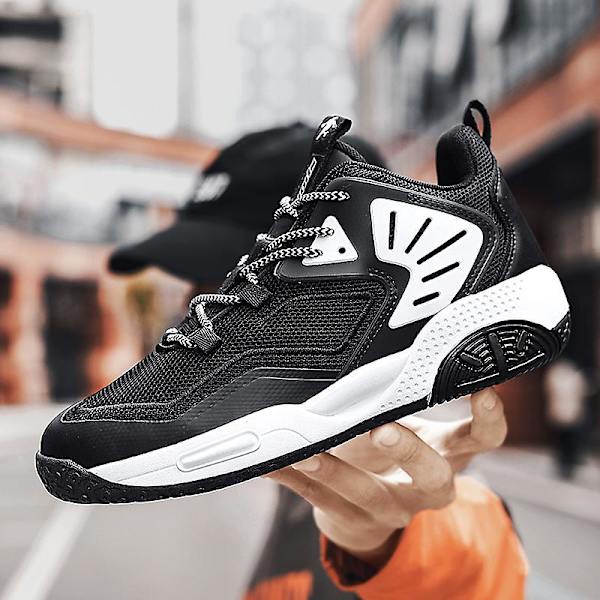 Basketskor för män Andas Sneakers Löparskor 3A736 Black 41