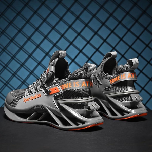Herrsportskor Blade löparskor Halkfria Sneakers Fr18229 Gray 42