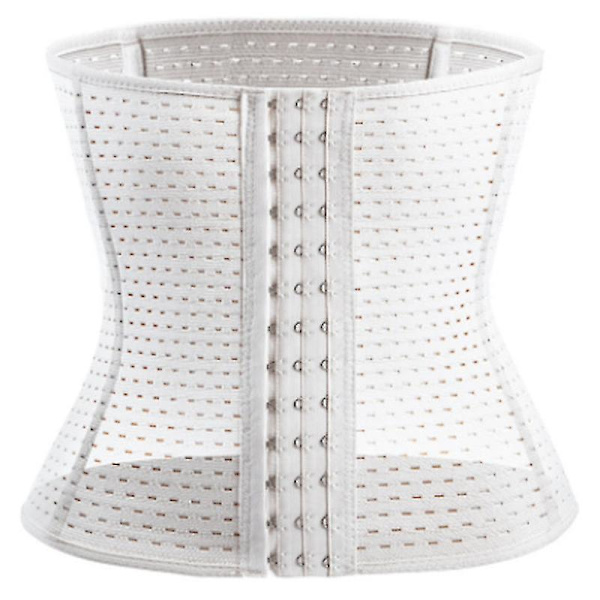 Korsettbälte för kvinnor i waist trainer : Underkläder Sport Mage Control Long Torso Shapewear WHITE 4XL