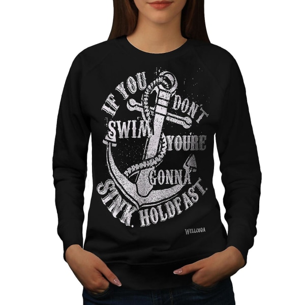Simmare Motivation Kvinnor Blacksweatshirt L