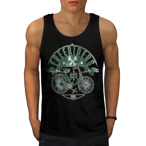 Freeriders Club Biker Men Blacktank Top L