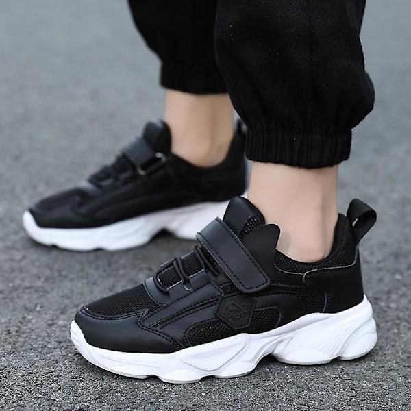 Barn Sneakers Pojkar Basketskor Halkfria Sportskor för barn 3Bt2023 BlackWhite 34