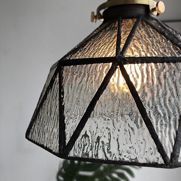 Mässing Glas Ganglampa Veranda Bardisk Restaurang Sovrum Hemvistelse Hotell Balkong Säng