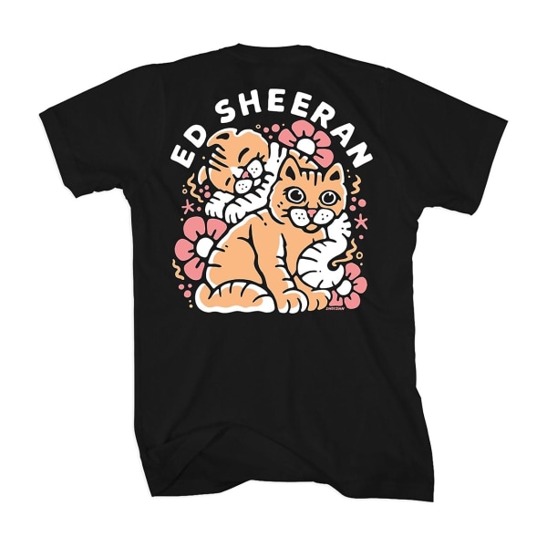 Ed Sheeran Cats Tour T-shirt M