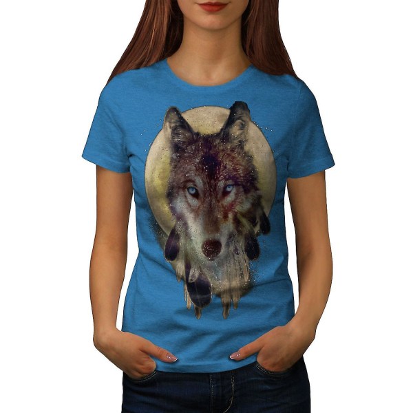 Wolf Dream Catcher Kunglig T-shirt för kvinnor XL