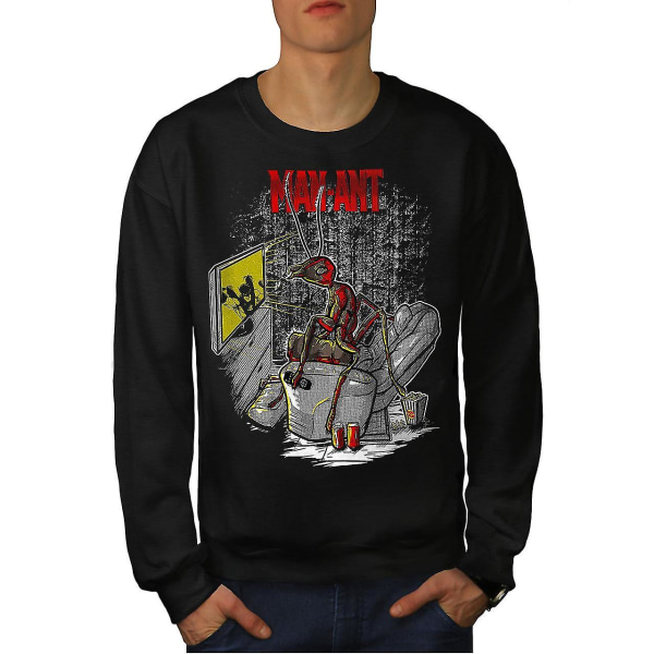 Man Ant Tv Relax Animal Men Blacksweatshirt S