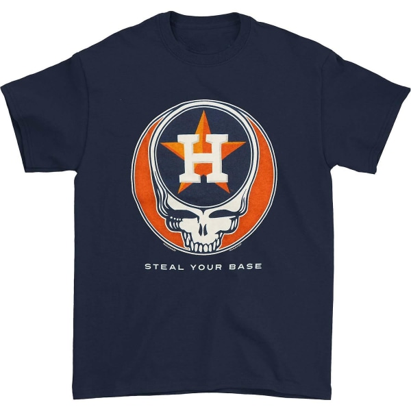 Grateful Dead Houston Astros stjäl din bas-t-shirt S