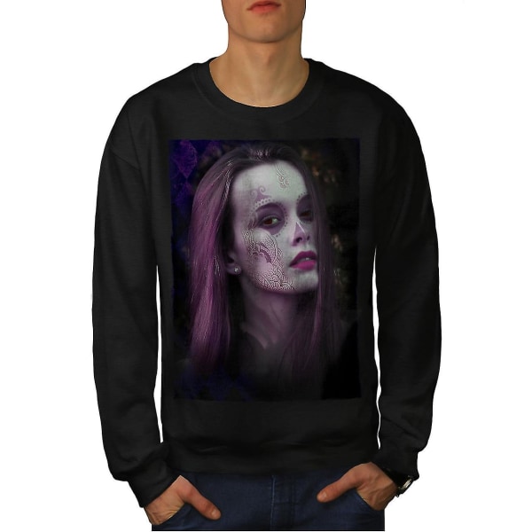 Mystic Girl Cool Men Blacksweatshirt L