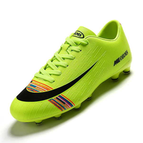 Fotbollsskor för män Halkfria fotbollsskor för herr Gräs Fotbollssneakers D9065 Green 35