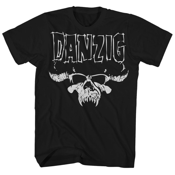 Danzig T-shirt Officiell skallelogotyp Danzig-skjorta XL