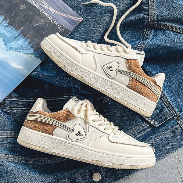 Herrsneakers Andas Herr Skateboarding Skor Löparskor 3Ah029A Beige 42