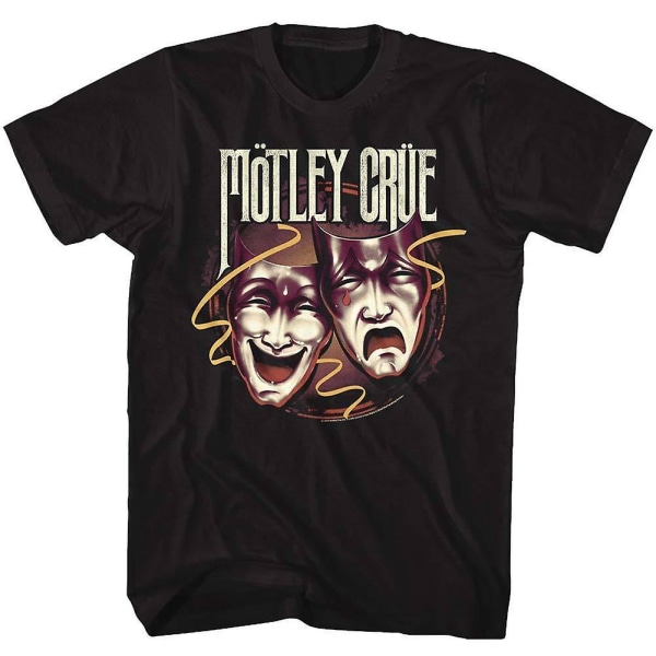 Motley Crue Drama Masks T-shirt S