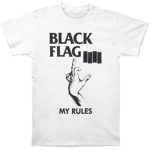 Svart Flag My Rules T-shirt XXXL