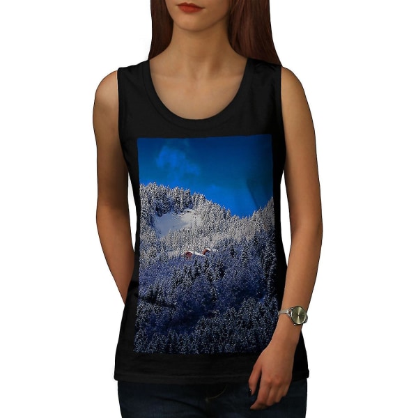 Mountain Photo Nature Dam Blacktank Top M