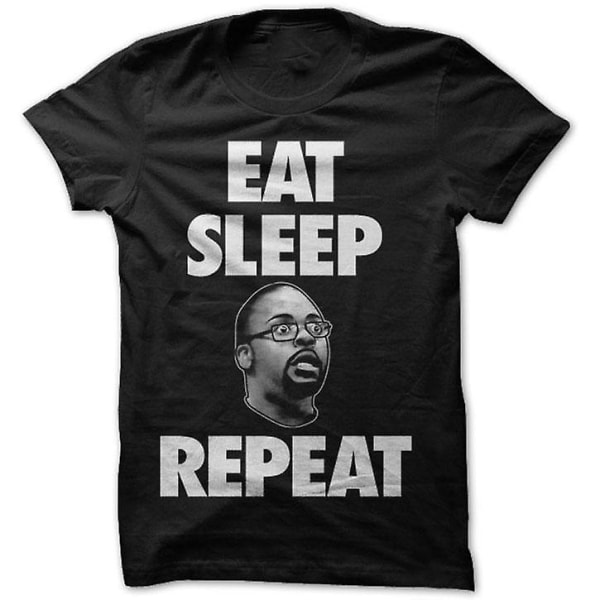 Squared Circle Clothing Eat Sleep Repeat T-shirt S