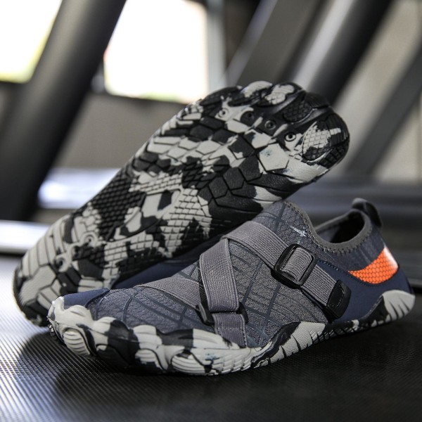 Vattenskor för män Snabbtorkande Sport Aqua Skor 3Ca026 Gray 41