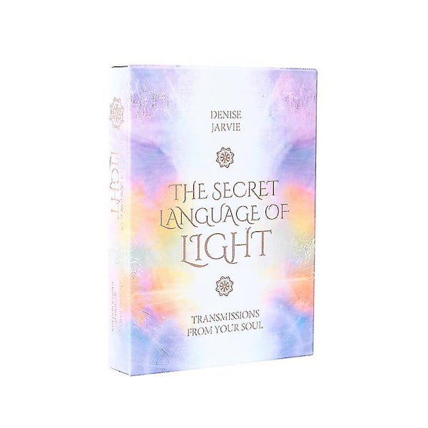 Oracle The Secret Language Of Light Tarot Oracle Card Board Deck Games Spelkort för festspel44st Ts39