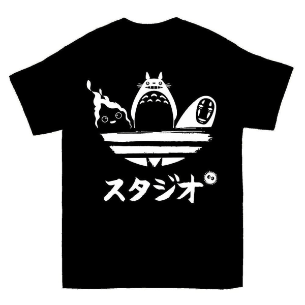 Totoro Studio Ghibli Soot Sprites Anime Enorm T-shirt S