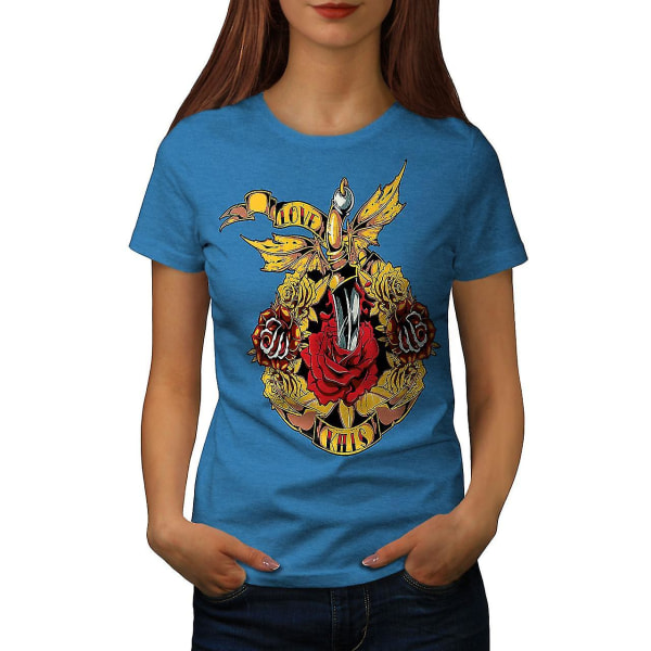 Love Kills Rose Dam Royal Bluet-shirt M