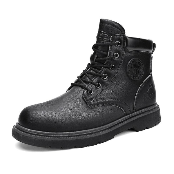 Män Lätt punkteringsbeständig säkerhetsarbetsskor Sneakers 3C0919 Black 40