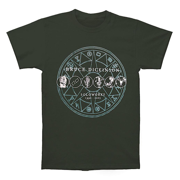 Bruce Dickinson Soloworks grön t-shirt S