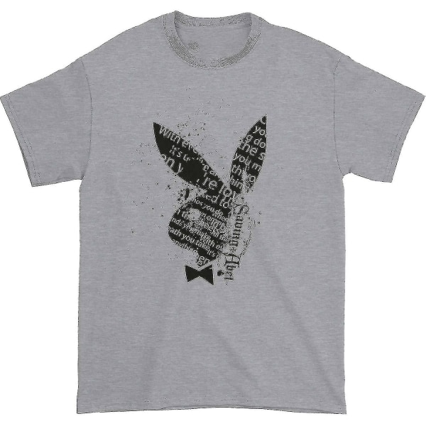 Playboy T-shirt Saving Abel Grey Kortärmad T-shirt Kläder L