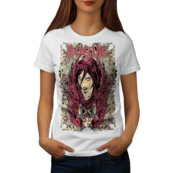 Girl Goth Funk Fashion Women Whitet-shirt S