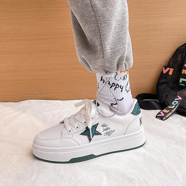 Sneakers för barn Andas löparskor Mode Sportskor G208 Green 38