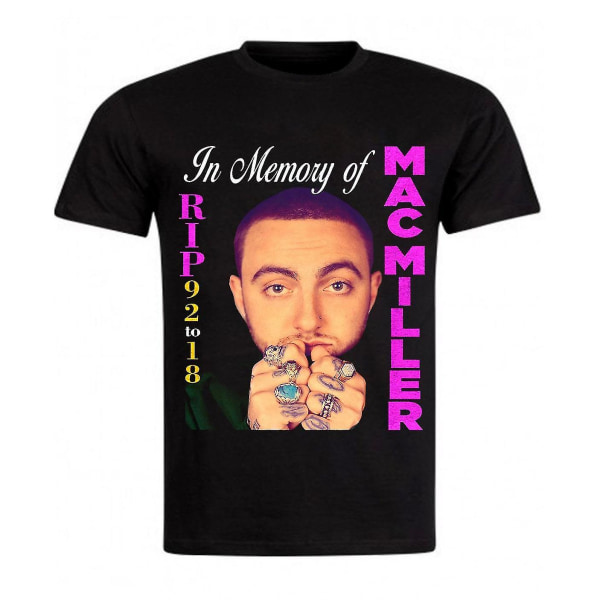 Mac Miller T-shirt Noir Rip L